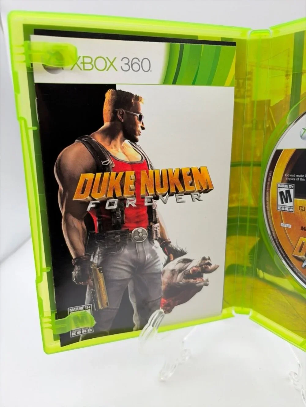 Duke Nukem Forever Microsoft Xbox 360 Complete with Manual CIB Tested Works